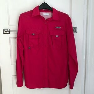 Fuchsia Columbia Women’s Button Down